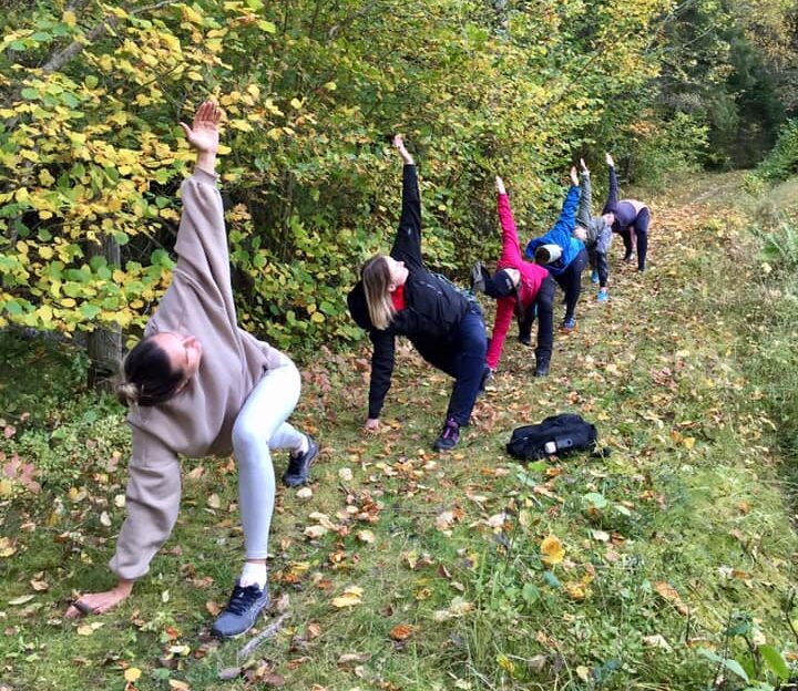 Woodland Yoga  experience yoga in the woods
