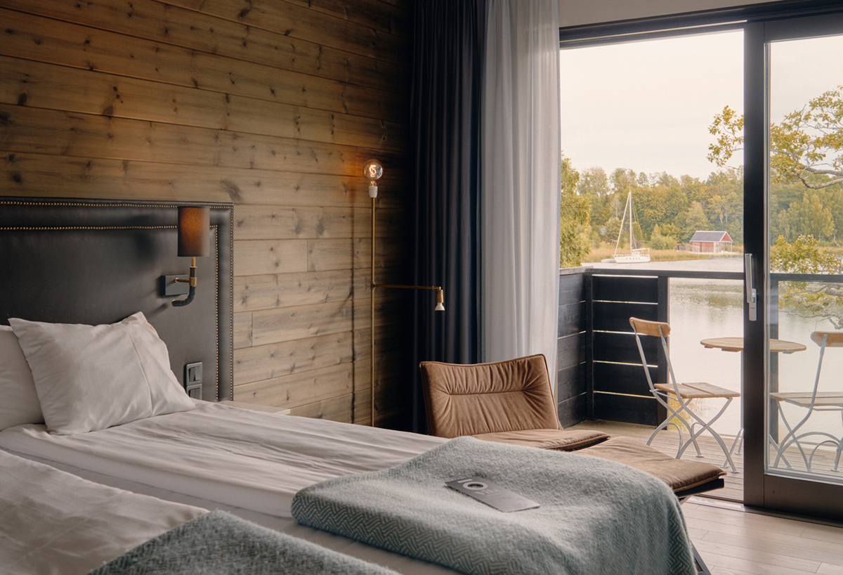 Marholmen Hotellrum SuperiorDubbelrumSjöutiskt 1